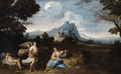 Hagar and Ishmael in the Desert